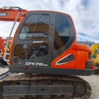 Excavadora Compacta Usada Doosan DX75-9C, Miniexcavadora de Segunda Mano Doosan DX75-9C
