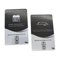 Individuelle Visitenkarten NFC Mini-Tag 1k RFID-Chip Autoreparaturwerkstatt Schwarzer Bewertungsständer 13,56 MHz Frequenz mit QR-Code