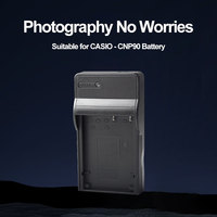 Chargeur USB NP90 NP-90 CNP-90 pour Casio Exilim EX-H10 H15 H20G FH100 chargeur de batterie pour appareil photo numérique