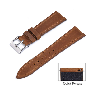JUELONGトップグレイン本革ヴィンテージウォッチバンドカーフスキンウォッチブレスレットクレイジーホースレザーウォッチストラップ - Product Image 2