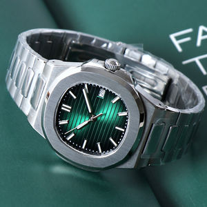 Montre mécanique personnalisée avec logo DIY, mouvement automatique NH35, pour HOMMES, bracelet de luxe, montre-bracelet 40MM, cadran NH35, étanche - Product Image 2