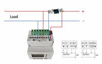 Medidor de Energía Solar Acrel DJSF1352-RN/D de Doble Canal, Medición de CC, Multitarifa, Pantalla LCD SOE, Comunicación Infrarroja