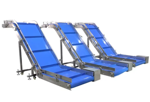 Hfrd Aanpasbare Roestvrijstalen Transportband Voor Fabrieksgebruik Verstelbare Snelheid Hellend Ontwerp Eenvoudig Te Reinigen Voor Voedsel Drank - Product Image 5