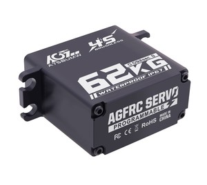 Servo AGFRC 62KG Super Torque HV 0.092Seg A75BUMW con Engranajes de Acero, <span class=keywords><strong>BLS</strong></span>, IP67 Impermeable, Programable, 4S Digital, Escala 1:8, Tamaño Grande - Product Image 3