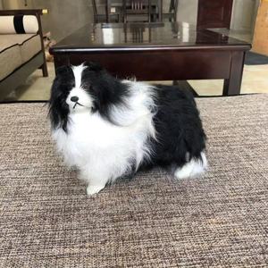 Perro de Simulación Realista y Suave, Decoración Navideña para Jardín Exterior, Perro Peludo, Animal de Peluche, Adorable Juguete de Peluche, <span class=keywords><strong>Border</strong></span> Collie - Product Image 6