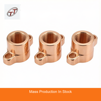 Siège de réglage en laiton usiné sur commande par CNC |   Base de montage filetée de précision |   Bride de positionnement en bronze OEM