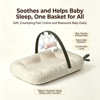 Lit pour nouveau-né, berceau de type lit, lit bébé, lit portable résistant à la pression, lit sur lit