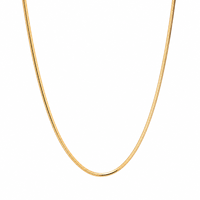Collier minimaliste en chaîne serpent octogonale pour hommes et femmes, en acier inoxydable, chaîne serpent plate, bijoux tendance