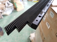 1.25M 1.5M 2M Rack CNC hélicoïdal à engrenage droit, fraiseuse en acier incurvé à denture droite, crémaillère et pignon