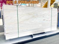 Blocs italiens Source galaxie blanche Pallisandro dalles de marbre poli de haute qualité pour carreaux de mur et de sol