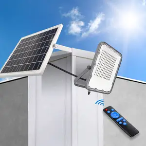 KCD Golden Supplier Günstige tragbare Batterie 12 Volt Garten gebäude 1000w 2000w Bewegungs sensor Solar Outdoor LED Flutlicht