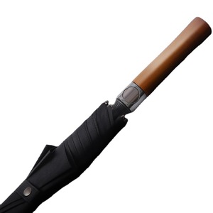Parapluie de golf à ouverture automatique, grand parapluie droit à long manche avec poignée en bois, parapluie de bâton professionnel coupe-vent et imperméable - Product Image 2