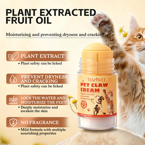 Vente en gros de baume hydratant pour pattes d'animaux TIANWEI - pour les pattes sèches et gercées des chiens, beurre pour le nez des chiens, baume pour les pattes, produits pour animaux de compagnie - Product Image 5