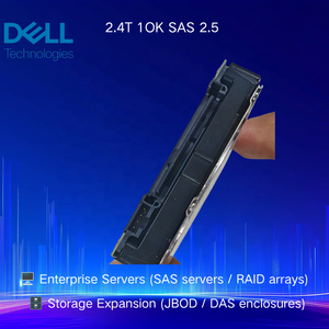 Disque dur SAS 2,4 To 10K à échange à chaud pour serveurs Dell PowerEdge R750 R760 R660 R450 R470 R260 R360 R770 R7725 - Product Image 3