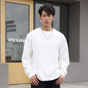 Sudadera de algodón para hombre al por mayor con logo personalizado, de alta calidad, 480 g/m², forro polar, hombros caídos, estampado digital - Product Image 5