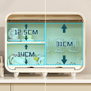 Support de rangement pour biberons Table de bébé Chambre à coucher Support d'égouttage ménager Vaisselle pour bébé Tasse multifonctionnelle <span class=keywords><strong>Casier</strong></span> à poussière - Product Image 5