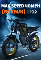 Bicicleta Eléctrica Coswheel GT20 en Existencia en la UE y EE. UU., Suministro de Fábrica, Bicicleta Eléctrica Urbana con Llantas Gruesas de 20 Pulgadas, Batería Grande, 1000W