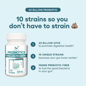 OEM probiotici capsule 60 tappi integratori a rilascio rapido mantengono la salute della microecologia intestinale - Product Image 3