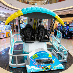 <span class=keywords><strong>Simulateur</strong></span> de saut en parachute VR S.Q.F pour un joueur, plateforme de mouvement 9D, manège interactif pour parc d'attractions, centre commercial, en métal, version anglaise - Product Image 2