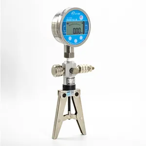 Calibrador de presión manual Bomba de prueba de fuente Bomba de calibración de presión de aire manual portátil