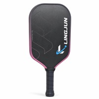 Pala de pádel de fibra de carbono personalizada, termoformada, con núcleo de PP, bordes de EVA, material T700, aprobada por la USAPA, ligera, de alta calidad, para entrenamiento.