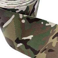 Sangle élastique en nylon imprimé camouflage tactique, souple et durable, sangle élastique personnalisée, vente en gros d'usine