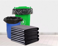 Sac poubelle extérieur OEM noir extra large en plastique Sacs poubelle à usage intensif