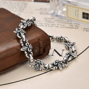 Europe et États-Unis personnalité rétro Thai argent rétro ancre bracelet design original hip hop bijoux à la main - Product Image 4