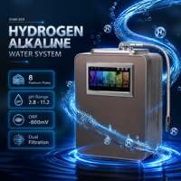 Mesin Ionizer Air Alkali 6 Mode Air untuk Memasak, Membuat Teh, Membersihkan Susu Formula Bayi, Pemurni Air Kaya Hidrogen pH 2.8-11.2