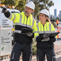 Vêtements de travail réfléchissants EN20471, fluorescents, chauds, pour ingénieurs électriques, mécaniciens, construction, mines, pétrole, haute visibilité, sweats à capuche de travail