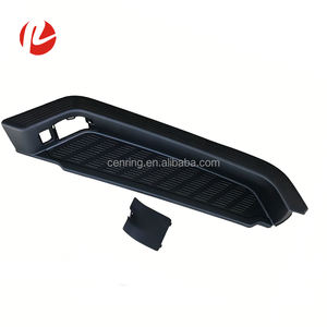 Estribos Laterales para <span class=keywords><strong>Puerta</strong></span> Central <span class=keywords><strong>sin</strong></span> Luz para Hiace 2005 en Adelante, Volante a la Derecha e Izquierda, ABS Negro y Gris - Product Image 1