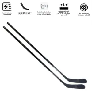 Personalizza la bacchetta da Hockey in carbonio Super leggera in fibra di carbonio Pro Alfa 375g/395g/420g/450g 100% in carbonio