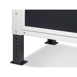 Établi réglable Fami WORK2014, plateau en acier de 200cm, avec armoire et tiroirs - Product Image 3