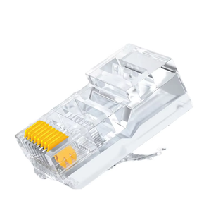 Fabrication OEM/ODM de connecteurs modulaires RJ11 femelles plaqués or de haute qualité, <span class=keywords><strong>Cat6</strong></span> <span class=keywords><strong>Pass</strong></span>, Ethernet Cat5e <span class=keywords><strong>Cat6</strong></span>, 3 fourches transparentes - Product Image 6