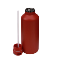 Sport gym Shaker Bulk Sublimation 20oz Noir Logo Personnalisé Flacons à Vide Isolés & Thermos Bouteille d'Eau en Acier Inoxydable