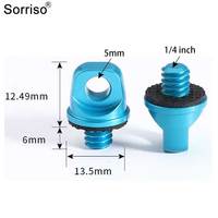 Sorriso D Ringschroef Met Riem 1/4-20 Inch Aluminium Verborgen Snelkoppeling Schroef Statiefplaat Camera Accessoires