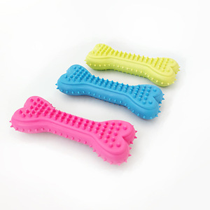 TPR de goma resistente a mordeduras Pequeño <span class=keywords><strong>amor</strong></span> hueso perro juguete diente molienda interactivo perro juguete - Product Image 2