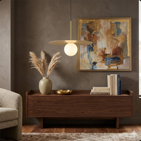 Luminaire suspendu moderne Alta pour intérieur, élégante lampe de plafond européenne pour salon, salle à manger, villa, en acrylique, aluminium et fer.