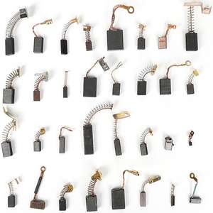 Balais de charbon universels compatibles avec tous les modèles d'outils électriques, moteurs à courant continu, meuleuses d'angle, marteaux perforateurs – Pièces de rechange - Product Image 2