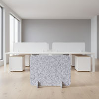 Paravent Acoustique Pliable en Feutre au Design Moderne pour Bureau, Écran d'Intimité, Idéal pour Anniversaires, Maisons Contemporaines, Bureaux et Hôpitaux