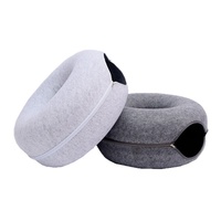 Lit pour chat Donut universel quatre saisons, tunnel de sommeil en forme de pneu, idéal pour l'été