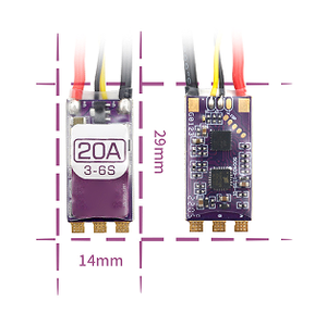 Contrôleur micro sans balais de précision 32 bits G701 ESC 20A/35A/45A/50A 3-6S Dshot pour drone de course FPV léger - Product Image 2