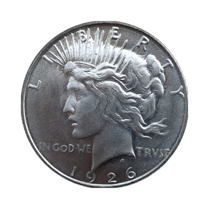 복제 1922 원형 평화 실버 달러 실버 도금 황동 골동품 동전 주조 기술 - Product Image 4