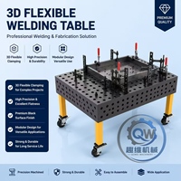 Station de soudage 3D nitrurée en usine, plateforme de soudage multifonctionnelle et flexible avec jeu complet de pinces