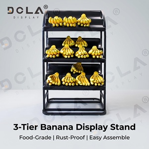 Étagère à bananes DOLADISPLAY pour supermarché, présentoir à fruits à 3 niveaux, étagère à légumes pour <span class=keywords><strong>magasin</strong></span> - Product Image 1