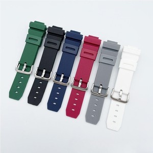 Bracelet de montre en Silicone pour hommes, 16mm, pour <span class=keywords><strong>Casio</strong></span> DW6900 DW5600 <span class=keywords><strong>GM2100</strong></span> GA2100, Bracelet de sport étanche, nouvelle collection - Product Image 2