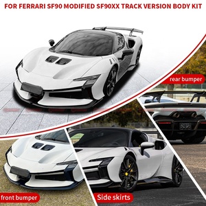 Nuevo Kit de Carrocería de Fibra de Carbono Seca Estilo SF90XX para Ferrari SF90, Parachoques Delantero y Trasero, Guardabarros, Faldones Laterales - Product Image 4