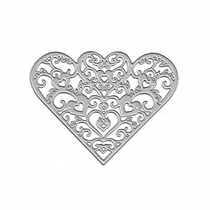 Heart Metal Cutting Dies For Cardmaking Scrapbooking Supplies Die Cut Metal Art Diy Cutting