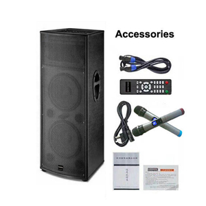 DEKEN S3 Haut-parleur actif double 15 pouces à succès avec deux microphones sans fil, karaoké, <span class=keywords><strong>chant</strong></span>, haut-parleur portable pour fête - Product Image 6