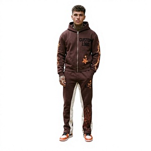 Survêtement unisexe éco-responsable 2-en-1 en polyester/coton de haute qualité à prix de gros – Modèle évasé - Product Image 1